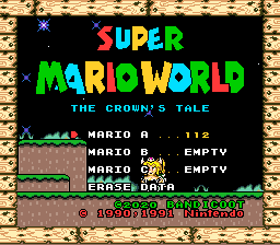 SMW Hack 00F4D292 : Super Mario World - Back to the Game (Demo 1) (PT-BR)  (alt)