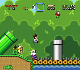 Play SNES Super Mario World - dlroW oiraM repuS!! (SMW Inverted) Online in  your browser 